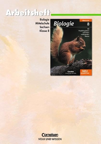 Biologie - Ausgabe Volk und Wissen - Mittelschule Sachsen / 8. Schuljahr - Arbeitsheft Study Guides