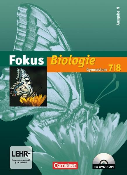 Fokus Biologie - Gymnasium - Ausgabe N: Band 7/8 - Schülerbuch mit CD-ROM Study Guides