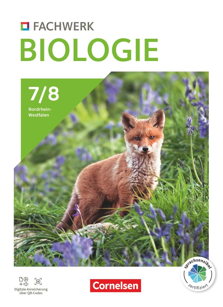 Fachwerk Biologie 7./8. Schuljahr - Nordrhein-Westfalen 2023 - Schulbuch mit Videos, Animationen und digitalen Hilfen Study Guides
