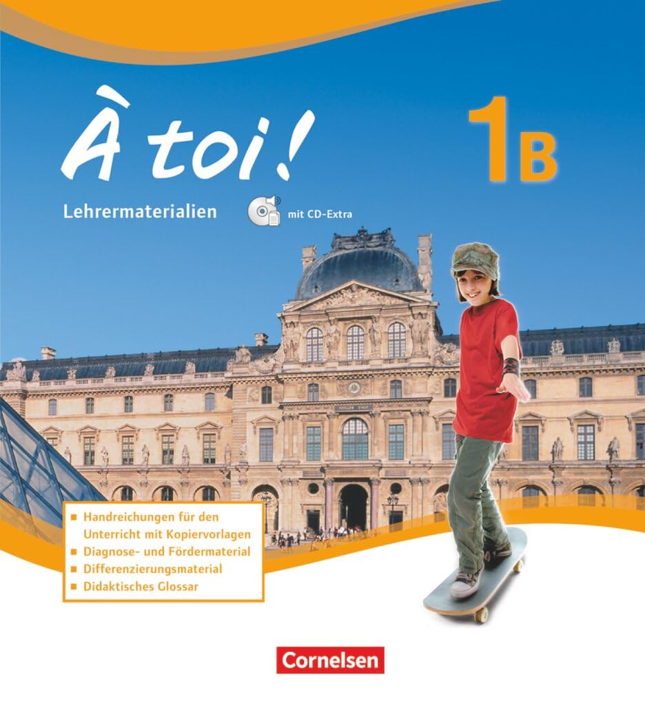 À toi !|NULL|Fünfbändige Ausgabe 2012|Band 1B|NULL|NULL|Lehrkräftematerialien mit CD-Extra im Ordner|CD-ROM und CD auf einem Datenträger Learning & Reference