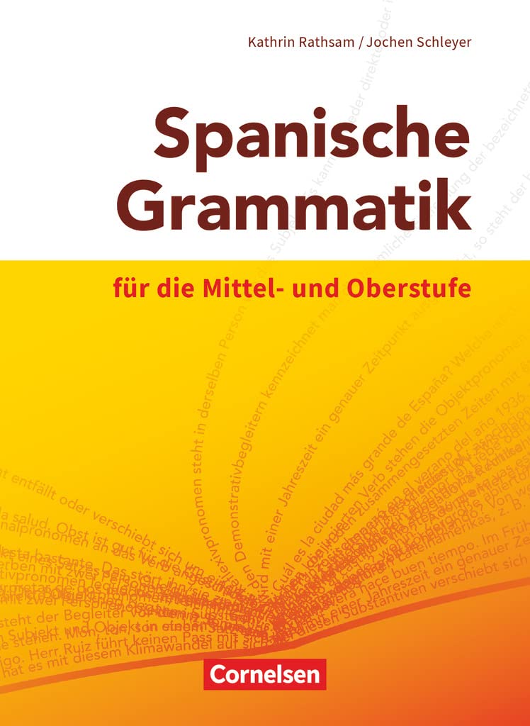 Spanische Grammatik für die Mittel- und Oberstufe Study Guides