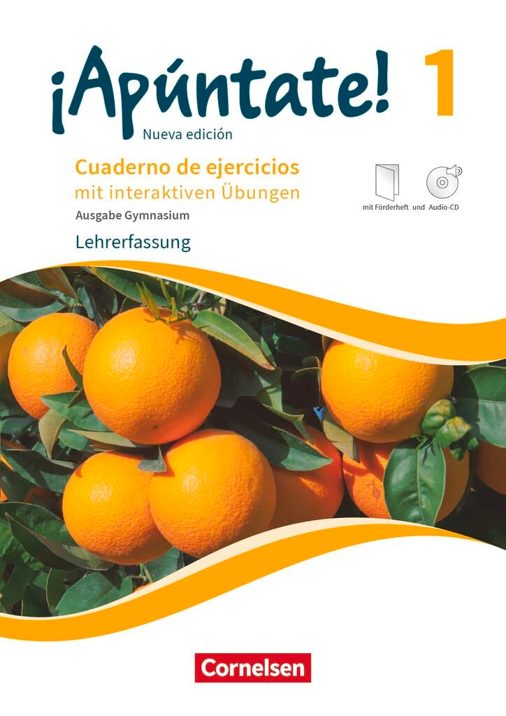 ¡Apúntate!|NULL|Spanisch als 2. Fremdsprache - Ausgabe 2016|Band 1|Gymnasium|NULL|Cuaderno de ejercicios mit interaktiven Übungen online - ... Förderheft, Audio-CD und Audios online Learning & Reference