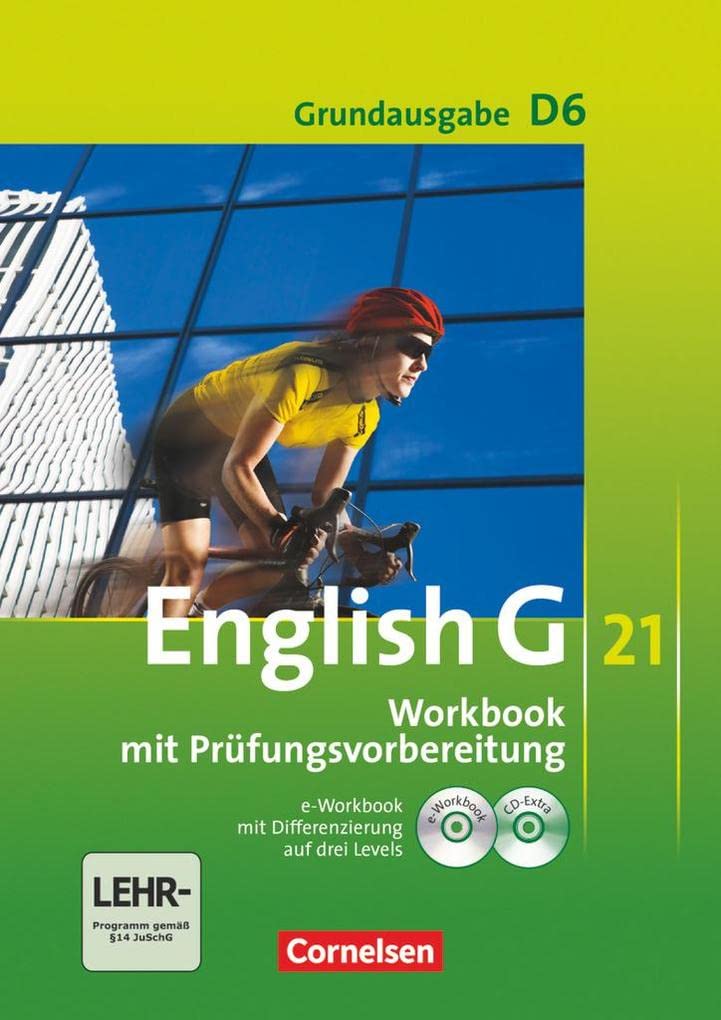 English G 21 - Grundausgabe D - Band 6: 10. Schuljahr: Workbook mit e-Workbook und CD-Extra Foreign Languages ​​& Dictionaries