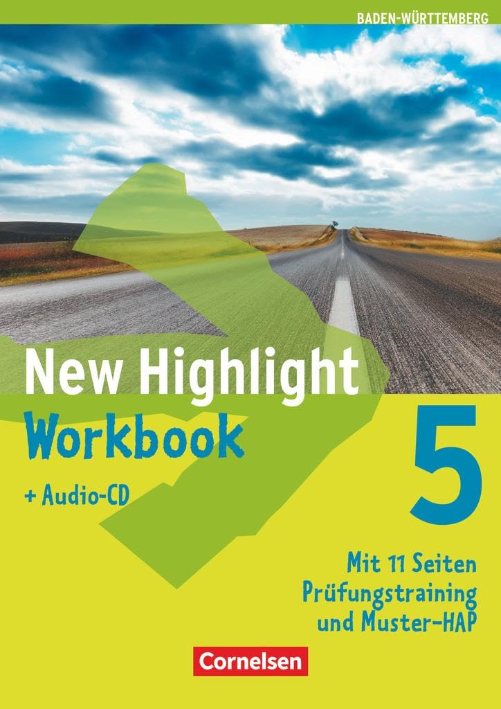 New Highlight - Baden-Württemberg - Band 5: 9. Schuljahr: Werkrealschulen (3 Wochenstunden) - Workbook mit Lieder-/Text-CD Foreign Languages ​​& Dictionaries