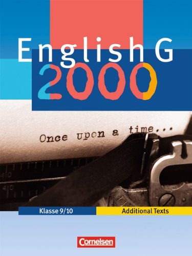 English G 2000 - Ausgabe A: Band 5/6: 9./10. Schuljahr - Additional Texts Foreign Languages ​​& Dictionaries