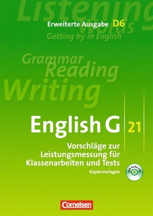 English G 21. Erweiterte Ausgabe D6. Vorschläge zur Leistungsmessung. Band 6, 10. Schuljahr Books