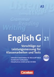 English G 21 Ausgabe A5. 9. Schuljahr. Vorschläge zur Leistungsmessung CD-ROM und DVD. Digital Teaching Aids. Software für Lehrkräfte Books