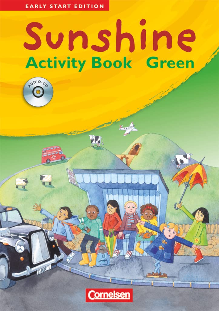 Sunshine - Early Start Edition - Ausgabe 2008 - Band 1/2: 1./2. Schuljahr - JÜL-Ausgabe: Activity Book - GREEN mit Lieder-/Text-CD (Kurzfassung) Foreign Languages ​​& Dictionaries