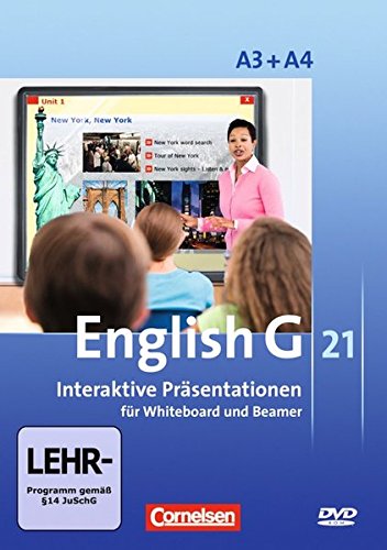 English G 21 - Materialien für Whiteboard und Beamer - Ausgabe A / Band 3/4: 7./8. Schuljahr - Interaktive Präsentationen für Whiteboard und Beamer: DVD-ROM Non-fiction