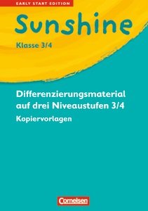 Sunshine. Early Start Edition. Band 3/4: 3./4. Schuljahr. Kopiervorlagen zur Differenzierung Books