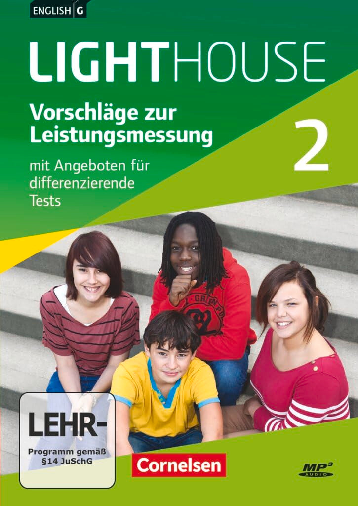 English G Lighthouse|NULL|Allgemeine Ausgabe|Band 2: 6. Schuljahr|Vorschläge zur Leistungsmessung|Mit Angeboten für differenzierende Tests|CD-Extra|Audio-Dateien auch als MP3 Non-fiction