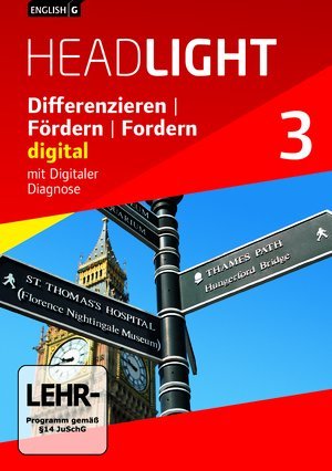 English G Headlight - Allgemeine Ausgabe: Band 3: 7. Schuljahr - Differenzieren, Fördern, Fordern - digital: DVD-ROM. mit Digitaler Diagnose Books