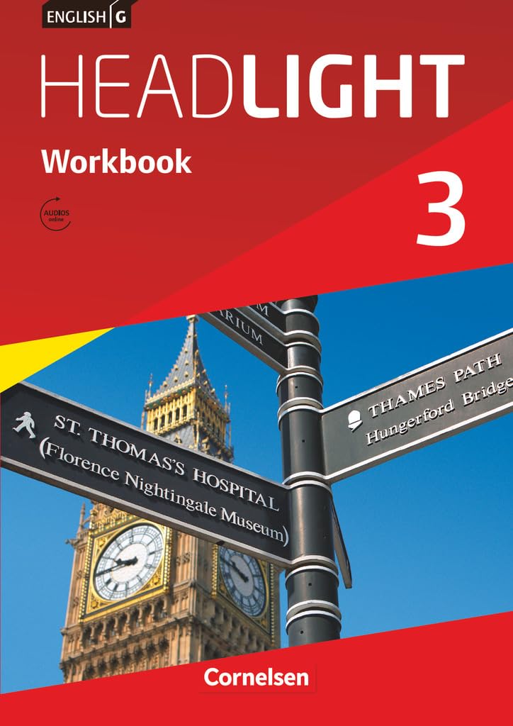 English G Headlight 03: 7. Schuljahr. Workbook mit Audios online. Allgemeine Ausgabe Foreign Languages ​​& Dictionaries