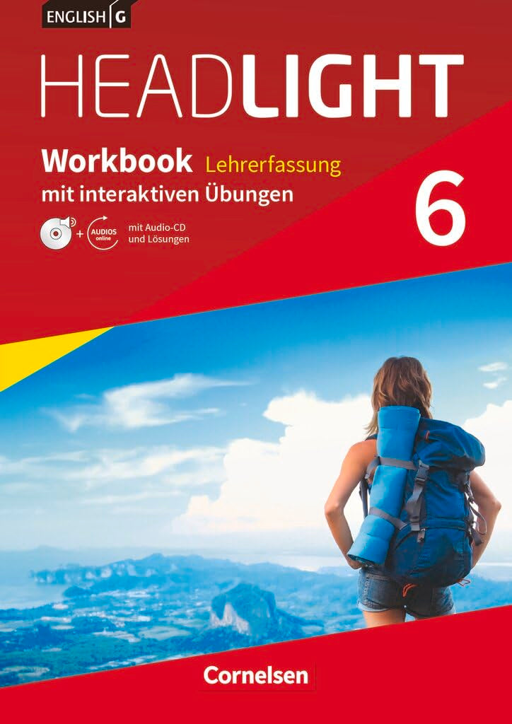 English G Headlight|NULL|Allgemeine Ausgabe|Band 6: 10. Schuljahr|NULL|NULL|Workbook mit interaktiven Übungen online - Lehrkräftefassung|Mit Audio-CD und Audios online Learning & Reference