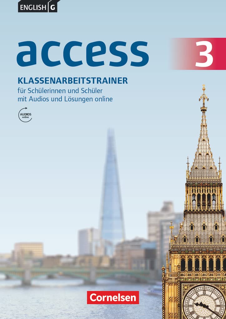 English G Access Band 3: 7. Schuljahr - Allgemeine Ausgabe Baden-Württtemberg - Klassenarbeitstrainer mit Audios und Lösungen online Foreign Languages ​​& Dictionaries
