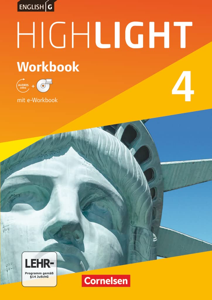 English G Highlight - Hauptschule / Band 4: 8. Schuljahr - Workbook mit Audio-Materialien: Workbook mit CD-ROM (e-Workbook) und Audios online Foreign Languages ​​& Dictionaries