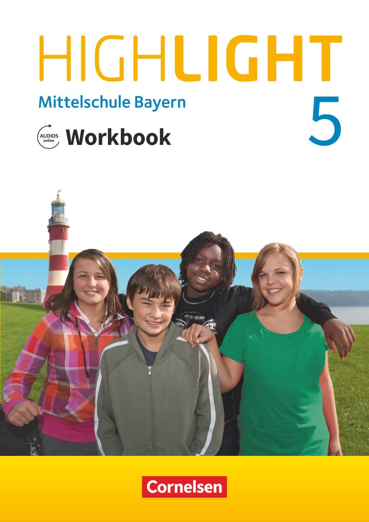 Highlight 5. Jahrgangsstufe - Mittelschule Bayern - Workbook mit Audios online Foreign Languages ​​& Dictionaries