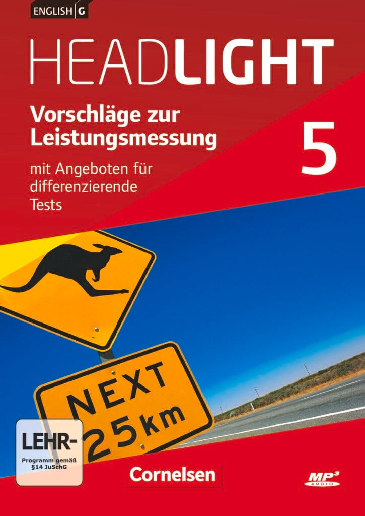 English G Headlight - Allgemeine Ausgabe: English G Headlight|NULL|Allgemeine Ausgabe|Band 5: 9. Schuljahr|Vorschläge zur Leistungsmessung|Mit ... und CD-Extra|Audio-Dateien auch als MP3 Non-fiction