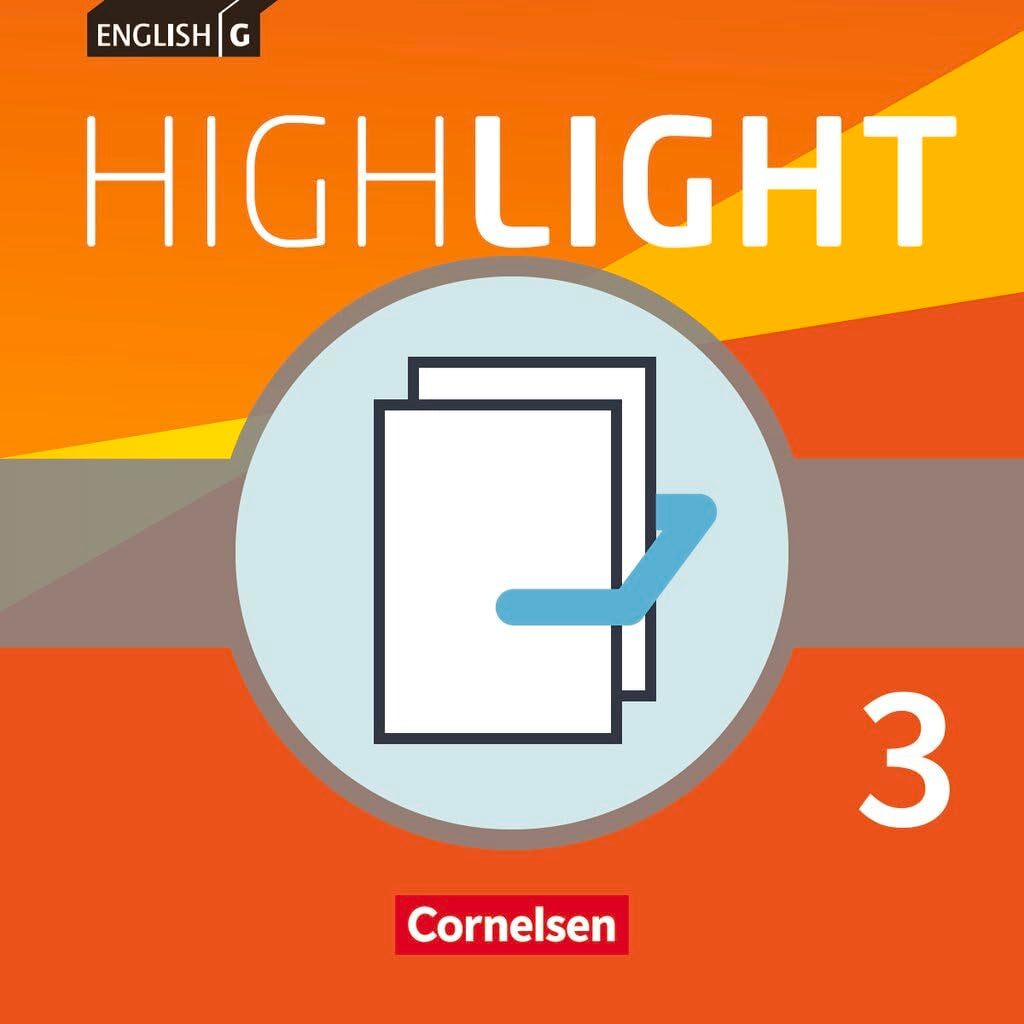 English G Highlight|NULL|Hauptschule|Band 3: 7. Schuljahr|NULL|NULL|Begleitmedienpaket|Kopiervorlagen, Audio-CDs, Vorschläge zur Leistungsmessung, Video-DVD, Folien Learning & Reference