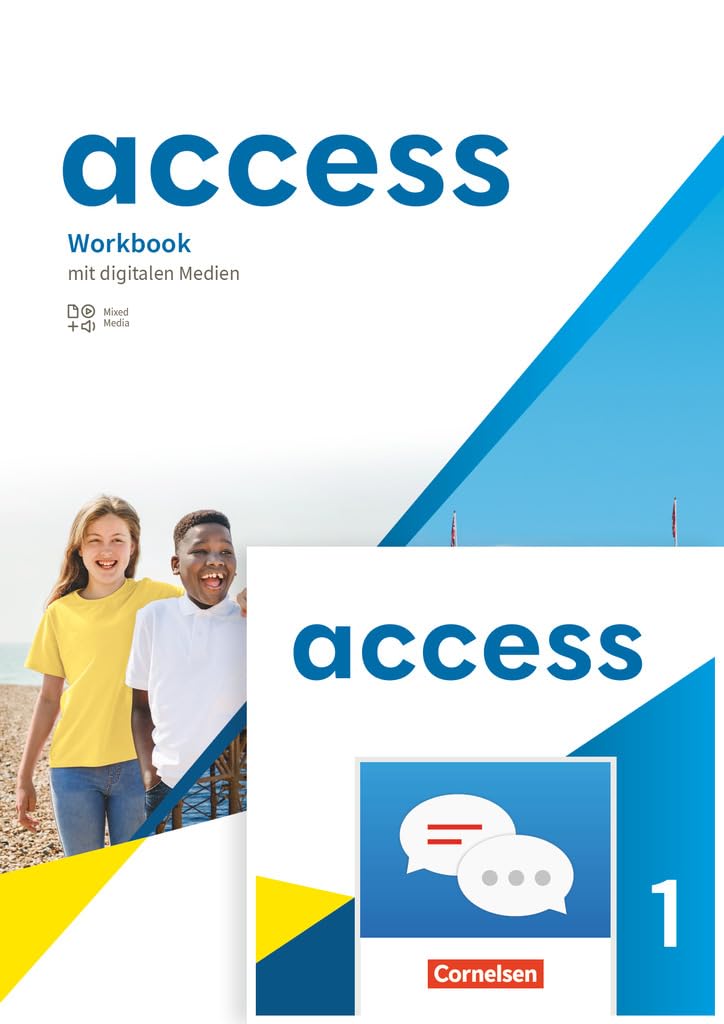 Access - Allgemeine Ausgabe 2022 - Band 1: 5. Schuljahr: Workbook mit digitalen Medien - plus Zugangscode zu interaktivem Kompetenztraining in ChatClass Foreign Languages ​​& Dictionaries