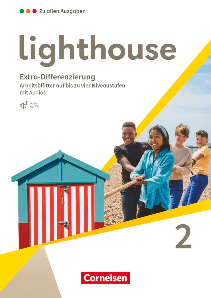 Lighthouse|NULL|Zu allen Ausgaben|Band 2: 6. Schuljahr|Extra-Differenzierung|NULL|Arbeitsblätter auf bis zu vier Niveaustufen|Mit CD-Extra Learning & Reference