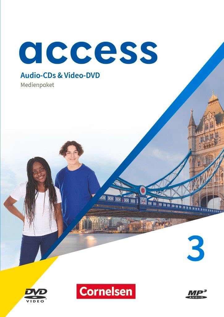 Access - Allgemeine Ausgabe 2022 - Band 3: 7. Schuljahr: Audio-CDs und Video-DVD Films