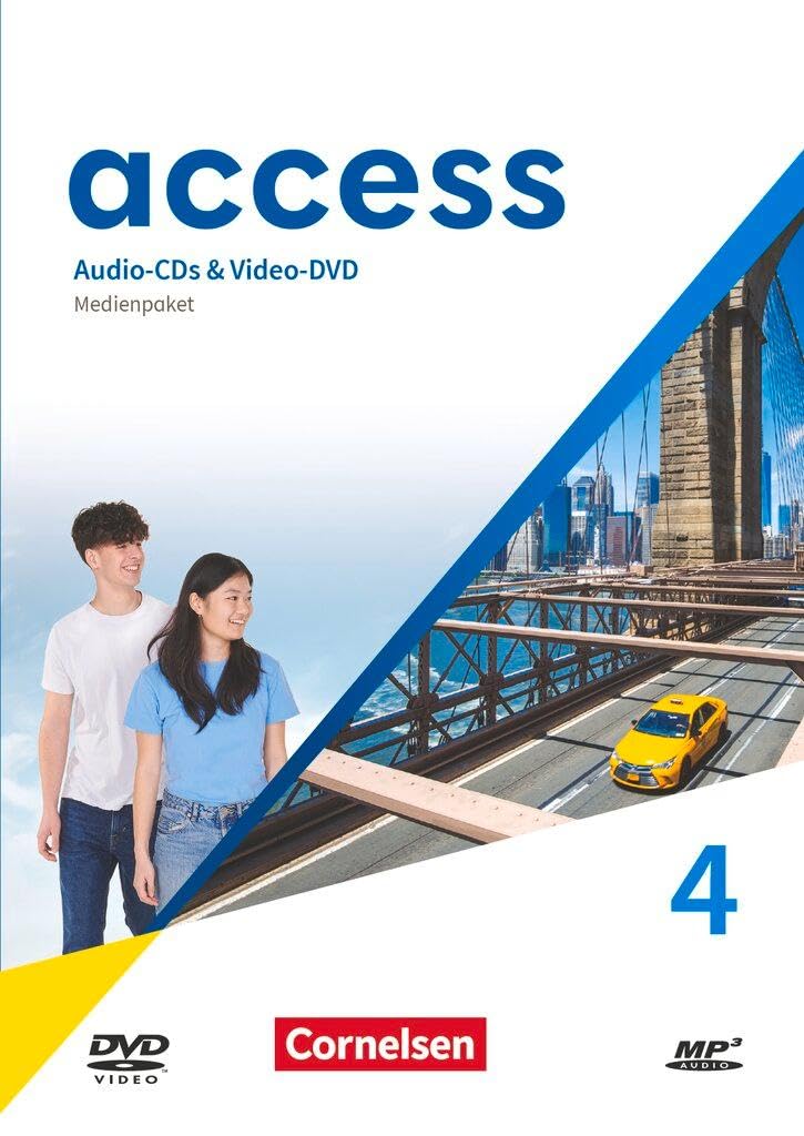 Access Band 4: 8. Schuljahr - Allgemeine Ausgabe 2022 - Audio-CDs und Video-DVD Films