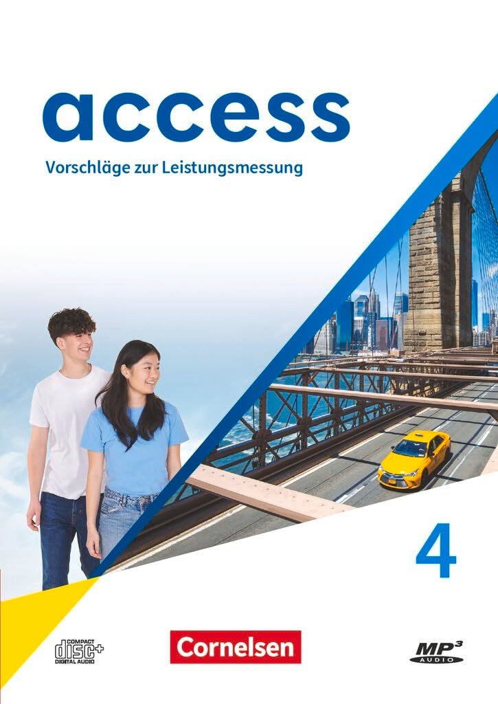 Access|NULL|Allgemeine Ausgabe 2022|Band 4: 8. Schuljahr|Vorschläge zur Leistungsmessung|NULL|CD-Extra|Mit Audiodateien sowie editierbaren Texten (DOC) Non-fiction