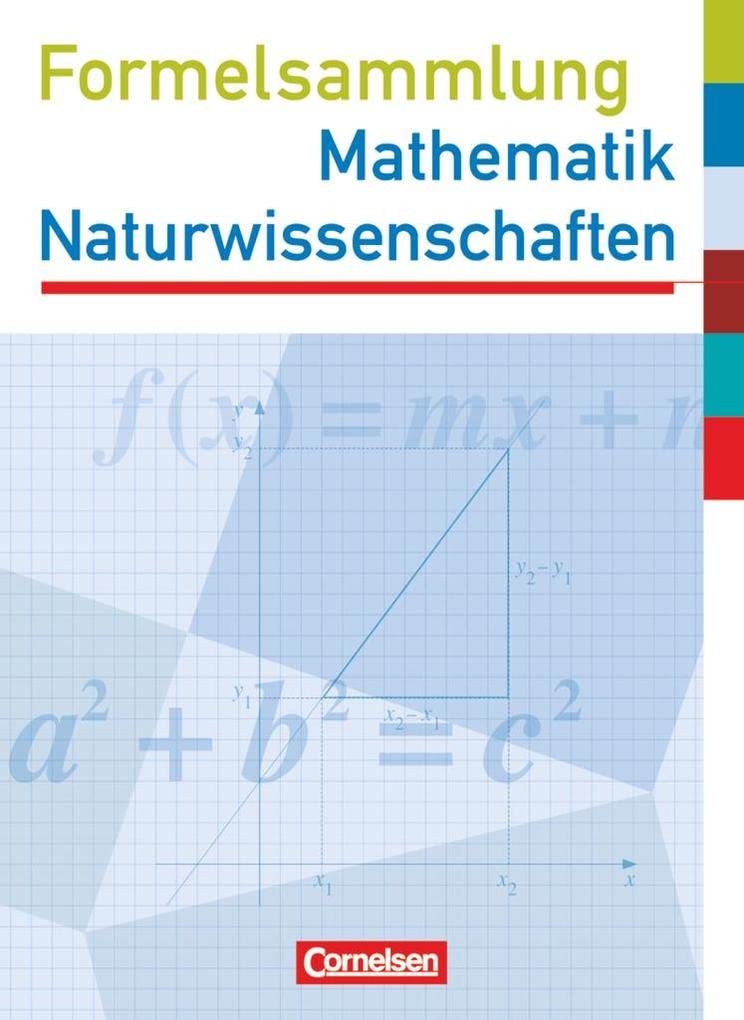 Formelsammlung Mathematik/Naturwissenschaften. Sekundarstufe I. Hessen Study Guides