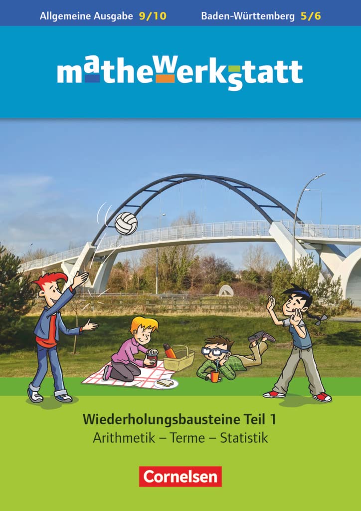 Mathewerkstatt - Mittlerer Schulabschluss Baden-Württemberg - Band 5: Wiederholungsbausteine - Überprüfen - Erinnern - Wiederholen - Arbeitsheft mit eingelegten Lösungen Study Guides
