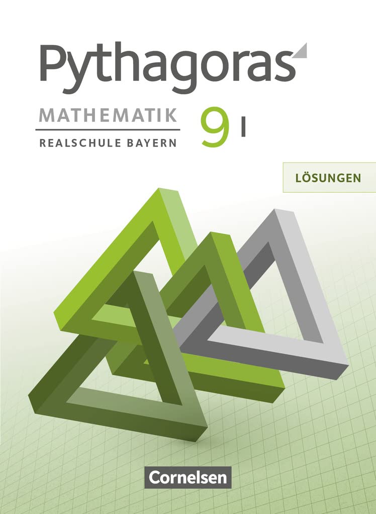 Pythagoras - Realschule Bayern - 9. Jahrgangsstufe (WPF I): Lösungen zum Schulbuch Study Guides