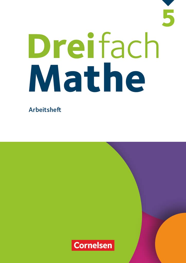 Dreifach Mathe 5. Schuljahr - Arbeitsheft mit Lösungen Study Guides
