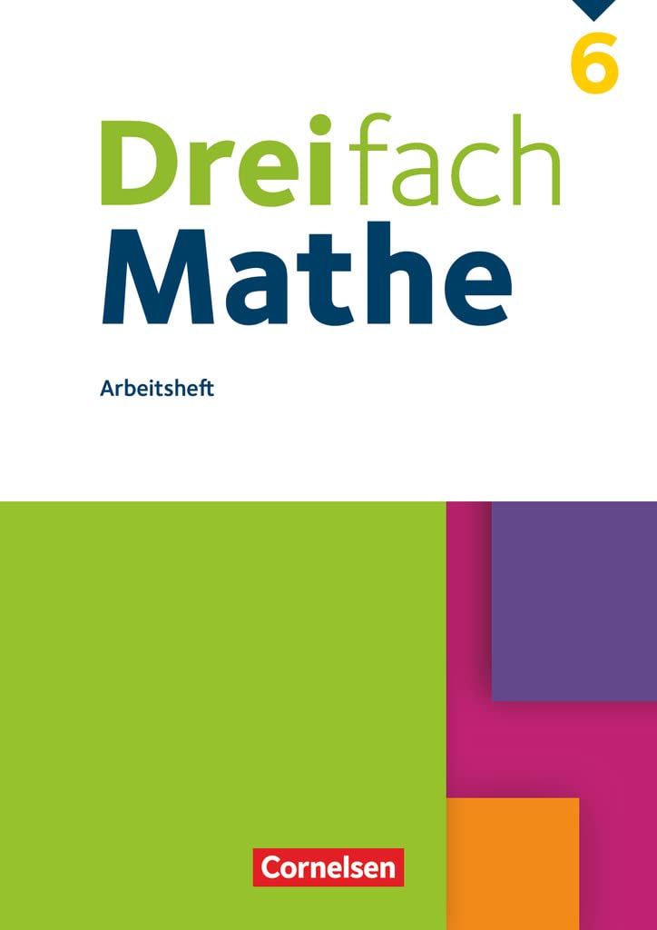 Dreifach Mathe 6. Schuljahr - Arbeitsheft mit Lösungen Study Guides