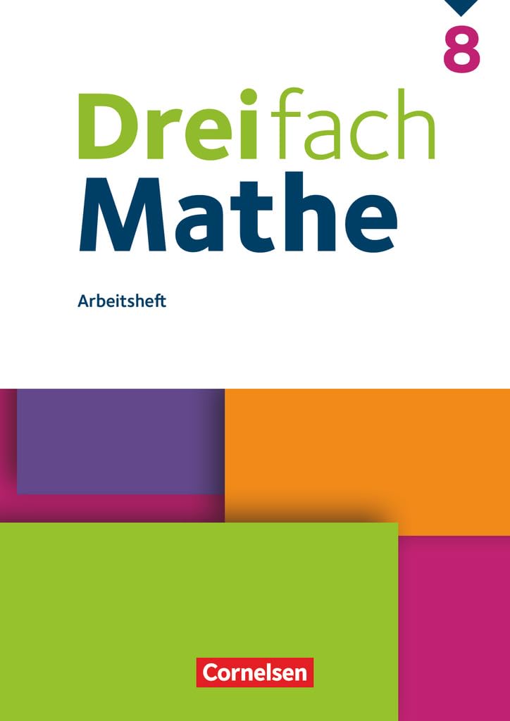 Dreifach Mathe 8. Schuljahr - Arbeitsheft mit Lösungen Study Guides