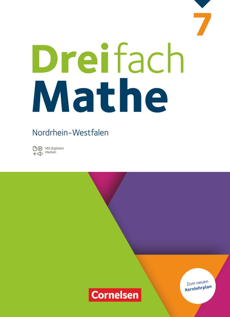 Dreifach Mathe 7. Schuljahr. Nordrhein-Westfalen - Schülerbuch Study Guides