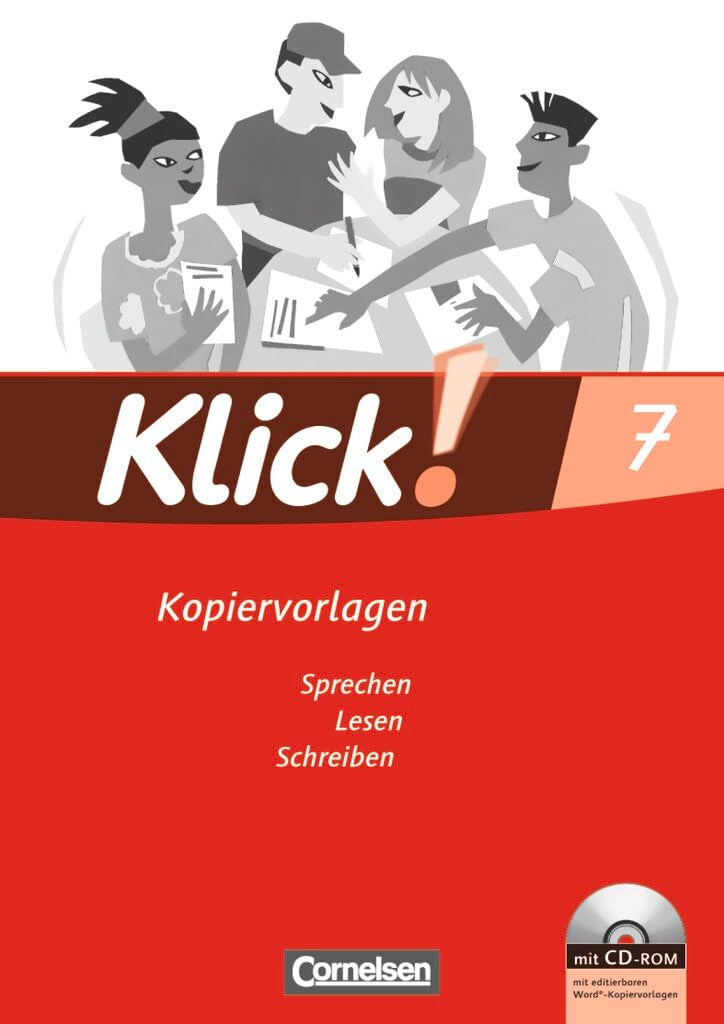 Klick! Deutsch|NULL|Ausgabe 2007|7. Schuljahr|Sprechen, Lesen, Schreiben|NULL|Kopiervorlagen mit CD-ROM|NULL Learning & Reference