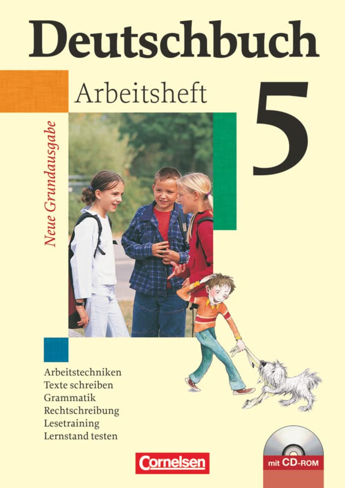 Deutschbuch - Sprach- und Lesebuch - Grundausgabe 2006 - 5. Schuljahr: Arbeitsheft mit Lösungen und Übungs-CD-ROM Study Guides