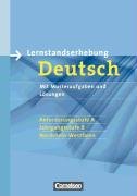 Lernstandserhebung Deutsch, Nordrhein-Westfalen : Jahrgangsstufe 8, Anforderungsstufe A, 2008 (Livre en allemand) book