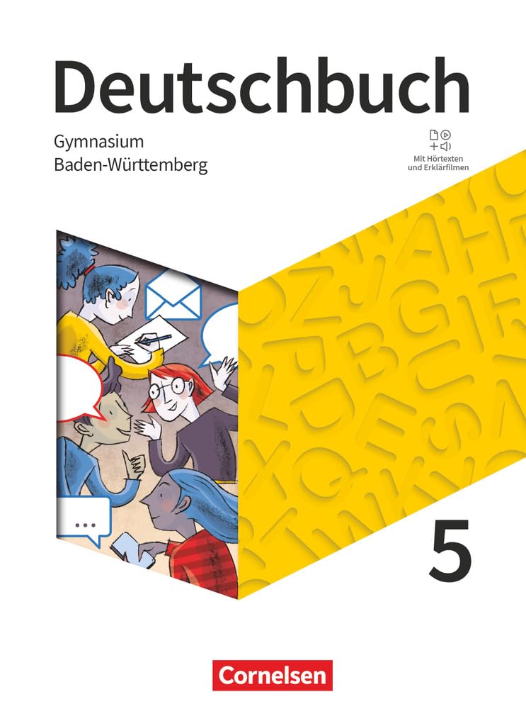Deutschbuch Gymnasium 5. Schuljahr - Baden-Württemberg - Ausgabe 2025 - Schulbuch mit Hörtexten und Erklärfilmen Study Guides