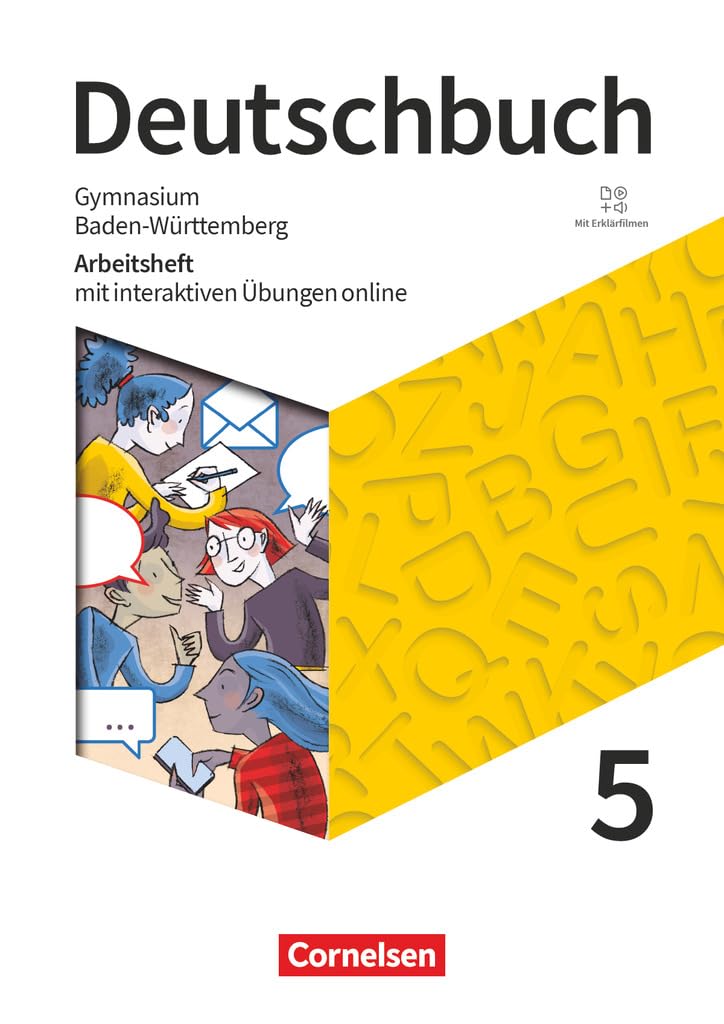 Deutschbuch Gymnasium 5. Schuljahr - Baden-Württemberg 2025 - Arbeitsheft mit interaktiven Übungen online Study Guides