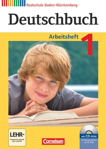 Deutschbuch 1: 5. Schuljahr. Arbeitsheft mit Lösungen und Übungs-CD-ROM. Realschule Baden-Württemberg Study Guides