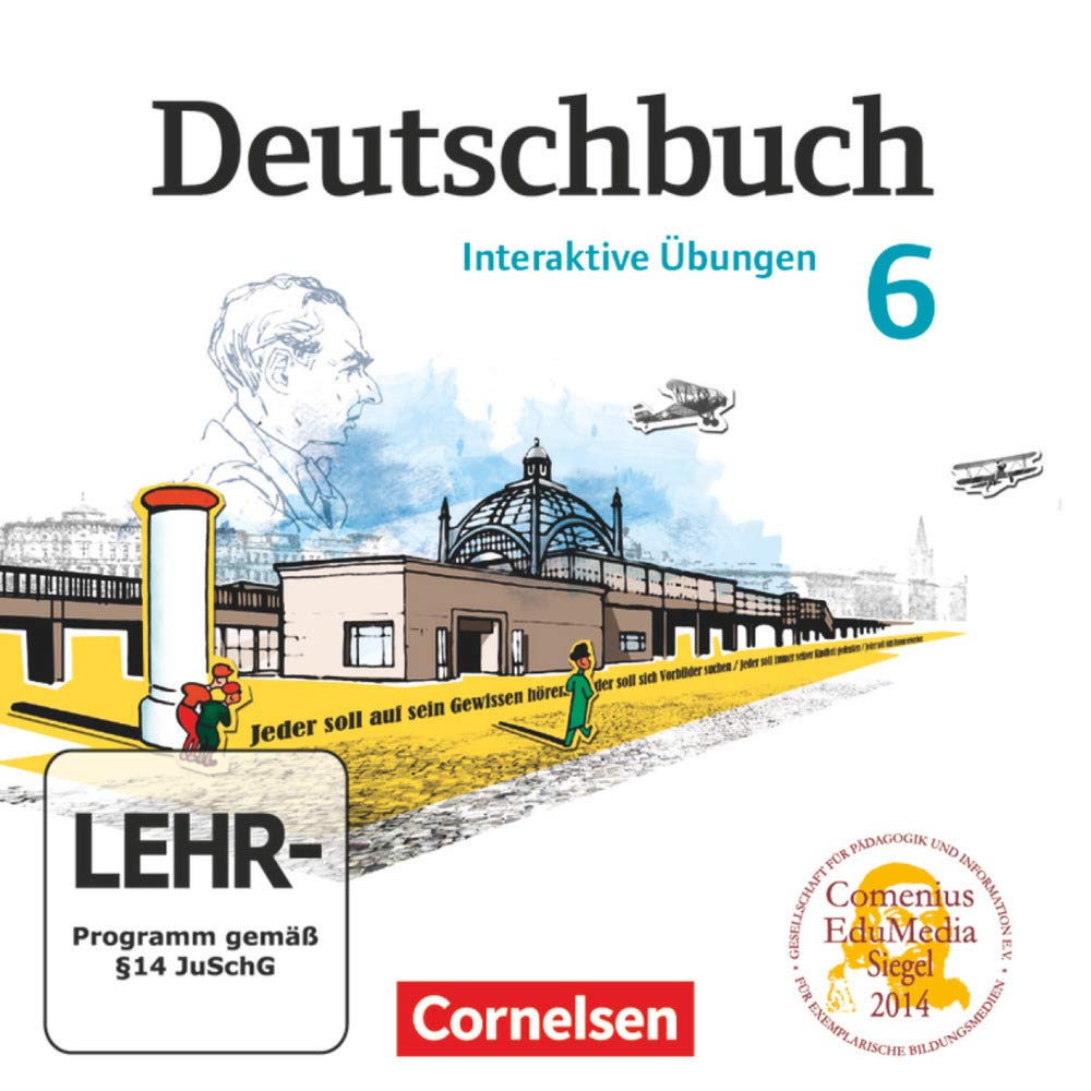 Deutschbuch Gymnasium - Berlin, Brandenburg, Mecklenburg-Vorpommern, Sachsen, Sachsen-Anhalt und Thüringen - 6. Schuljahr: Übungs-CD-ROM zum Arbeitsheft Study Guides