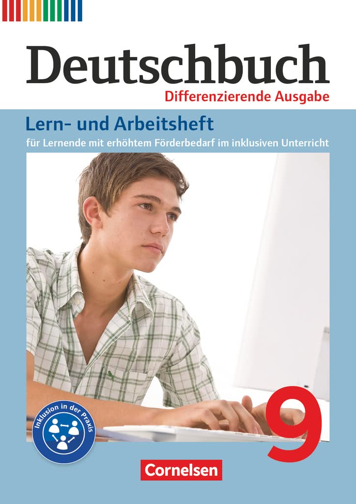 Deutschbuch 9. Schuljahr - Lern- und Arbeitsheft für Lernende mit erhöhtem Förderbedarf im inklusiven Unterricht. Zu allen differenzierenden Ausgaben Study Guides