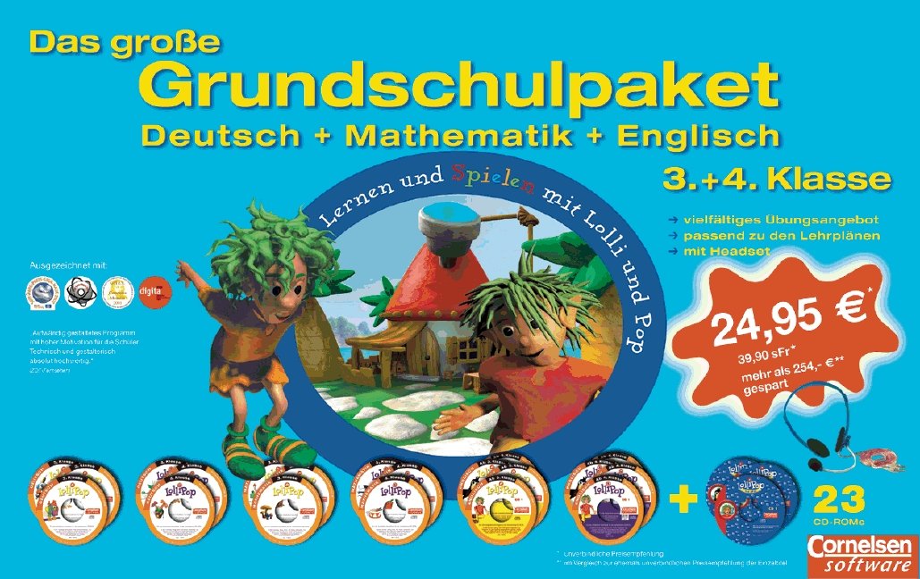 Product Image: Das große Grundschulpaket 3.+4. Klasse