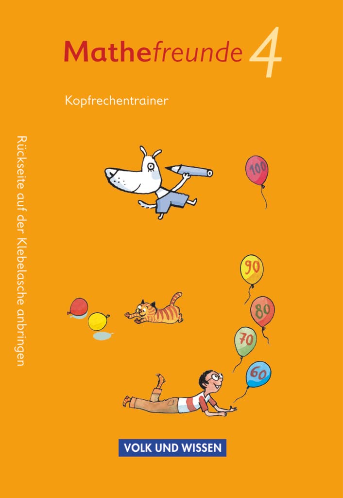 Mathefreunde - Ausgabe Nord/Süd 2010 - 4. Schuljahr: Kopfrechentrainer - Kartonbeilagen - 10 Stück im Beutel Study Guides