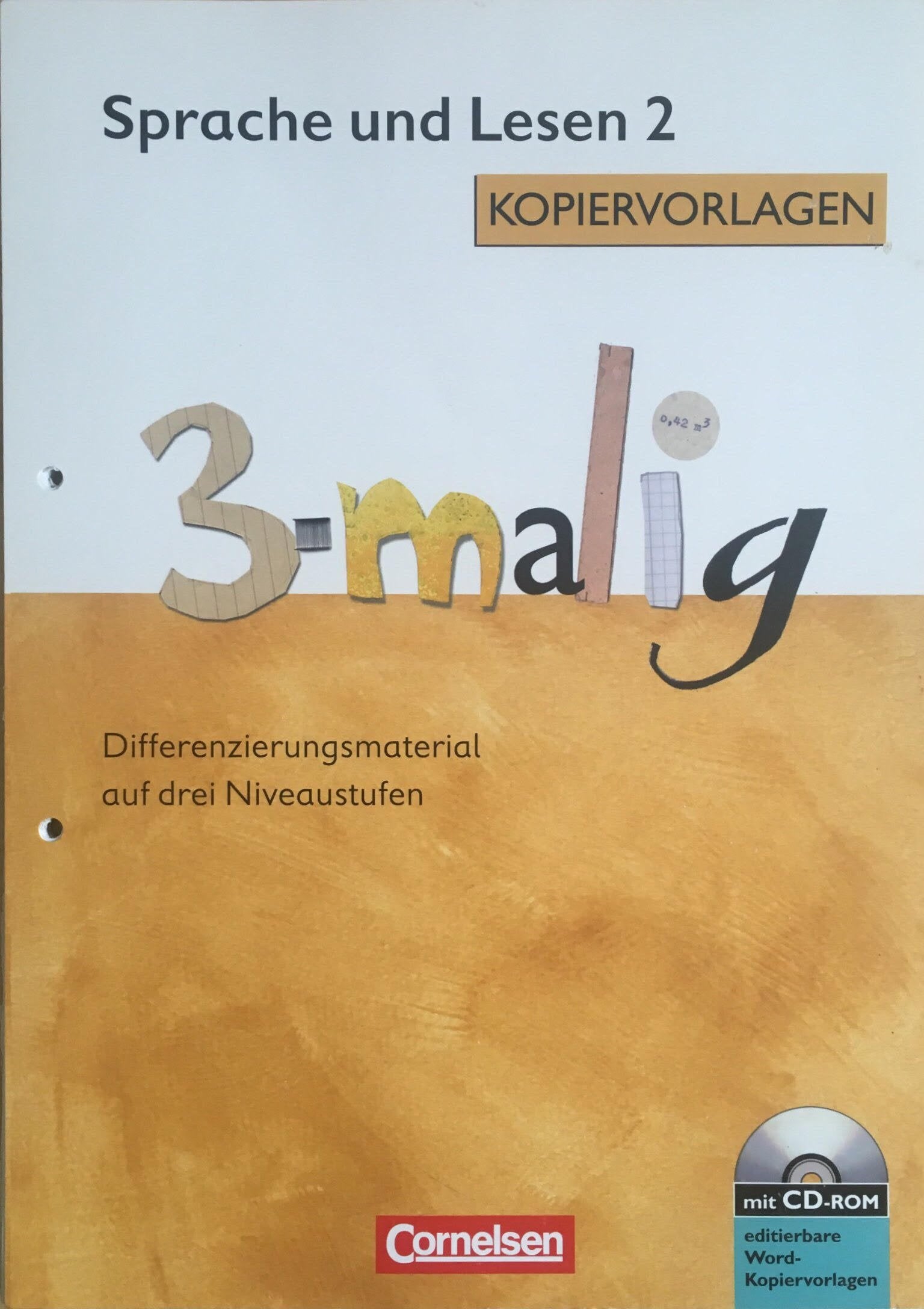 Sprache und Lesen 2 Kopiervorlagen 3-malig mit CD- Rom Books