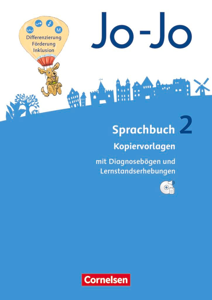 Jo-Jo Sprachbuch|NULL|Allgemeine Ausgabe 2016|2. Schuljahr|NULL|NULL|Kopiervorlagen mit CD-ROM|NULL Learning & Reference