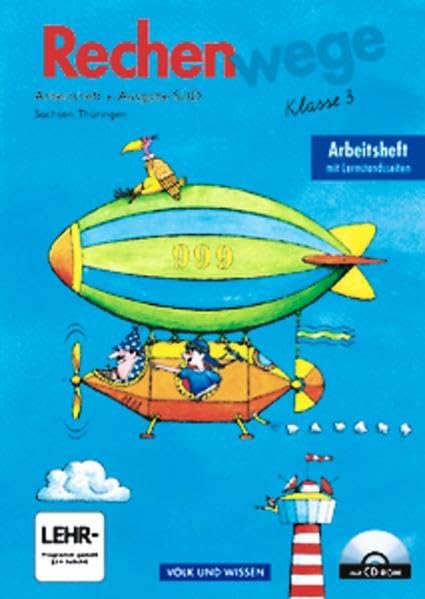 Rechenwege 3. Schuljahr. Arbeitsheft mit CD-ROM und Lernstandsseiten. Östliche Bundesländer - Süd Study Guides