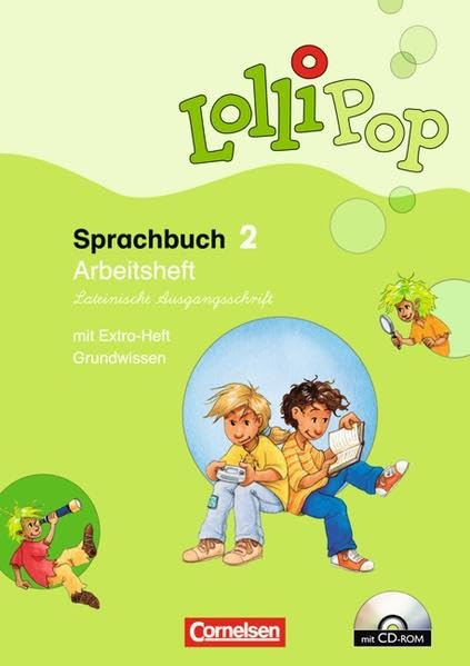 LolliPop. Sprachbuch 2. Schuljahr. Arbeitsheft in Lateinischer Ausgangsschrift mit CD-ROM Study Guides
