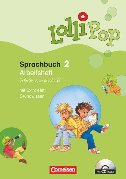 LolliPop. Sprachbuch 2. Schuljahr. Arbeitsheft in Schulausgangsschrift mit CD-ROM Study Guides